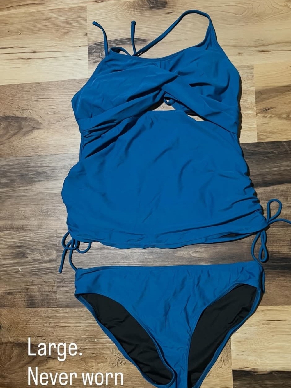 Women’s Blue Tankini Set - Large